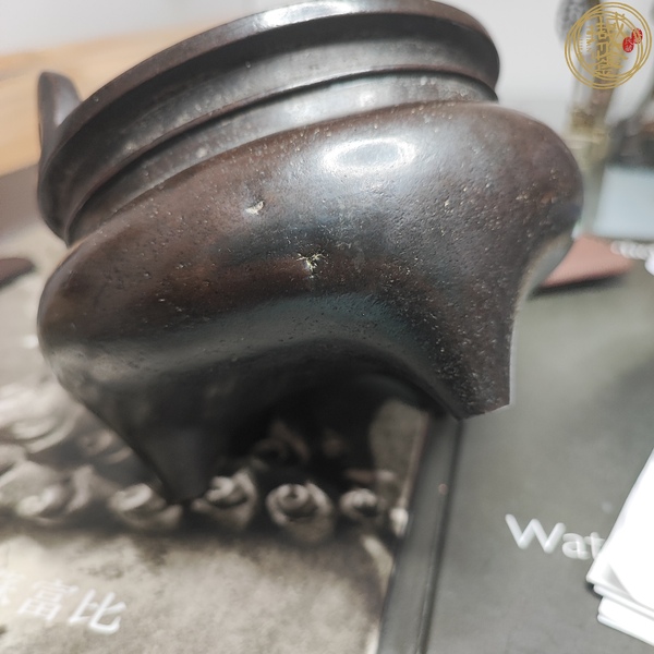 古玩銅器沖天耳爐真品鑒賞圖