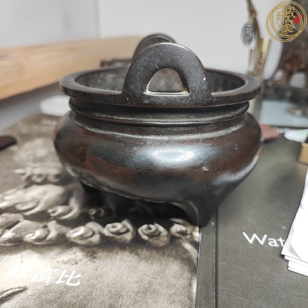 古玩銅器沖天耳爐真品鑒賞圖