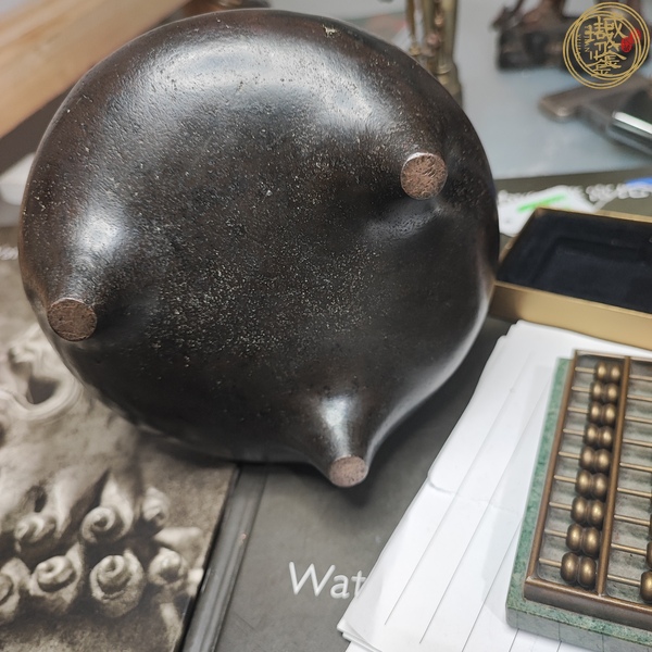 古玩銅器沖天耳爐真品鑒賞圖