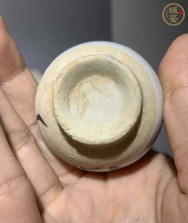 古玩陶瓷青花花卉紋玉壺春瓶真品鑒賞圖