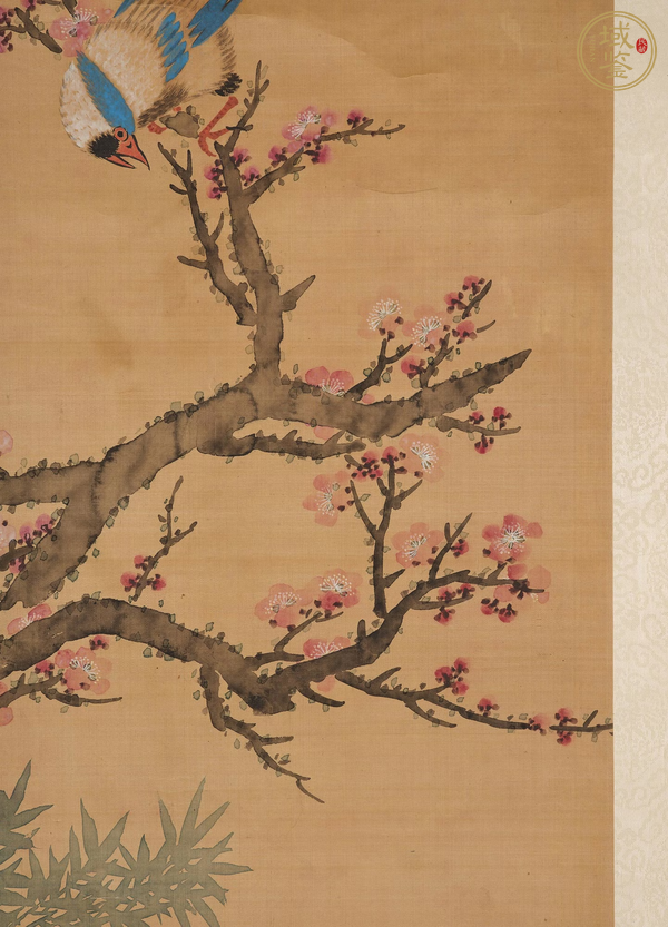 古玩字畫張熊款梅竹蘭真品鑒賞圖