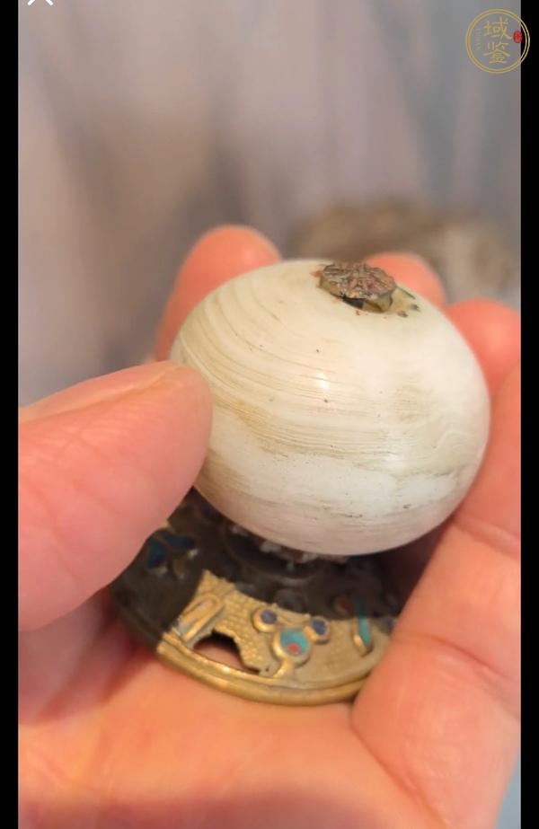 古玩玉器帽頂真品鑒賞圖