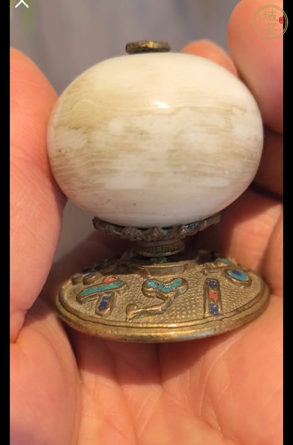 古玩玉器帽頂真品鑒賞圖