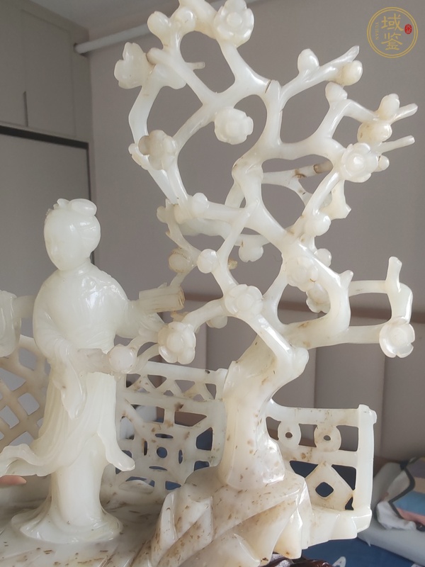 古玩玉器岫玉雕“人物故事”擺件真品鑒賞圖