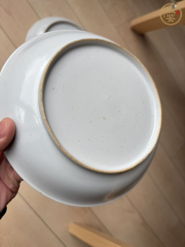 古玩陶瓷白釉盤真品鑒賞圖