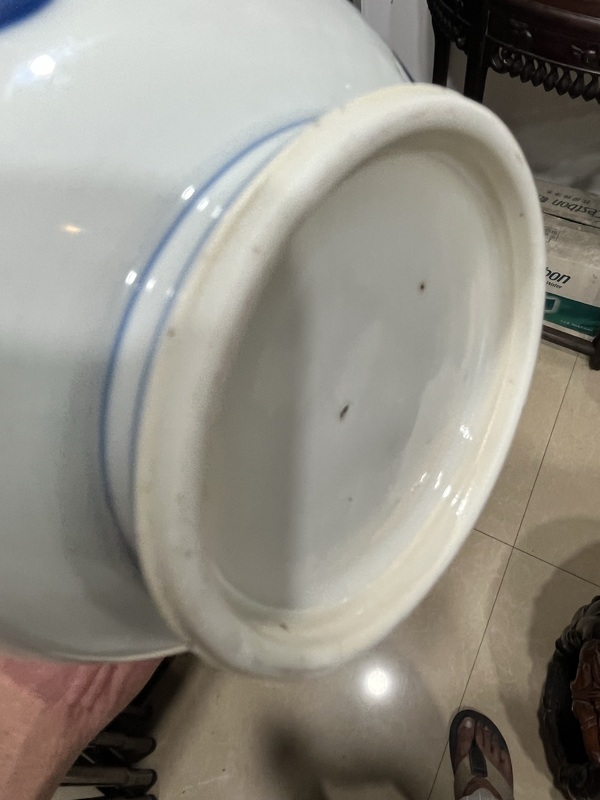 古玩陶瓷瑞獸紋青花蒜頭瓶拍賣，當前價格35000元