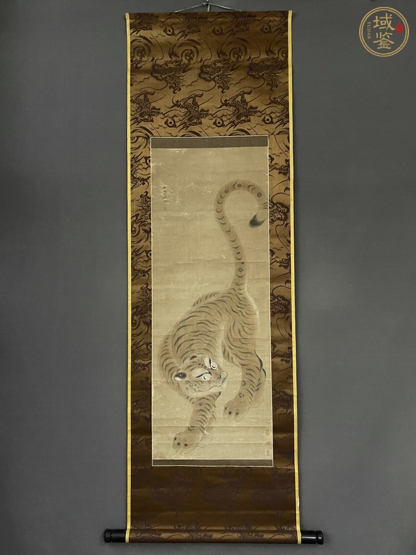 古玩字畫猛虎圖真品鑒賞圖