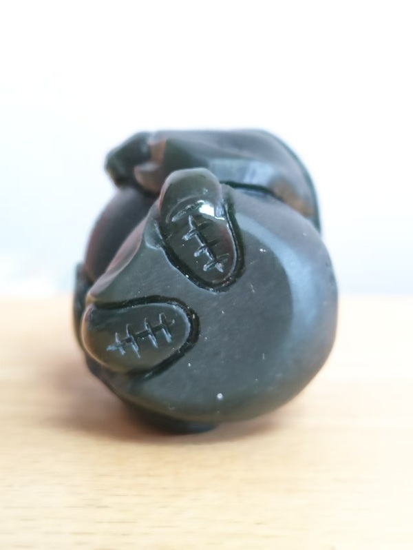 古玩玉器和田玉雕“財(cái)神”擺件拍賣，當(dāng)前價(jià)格1600元