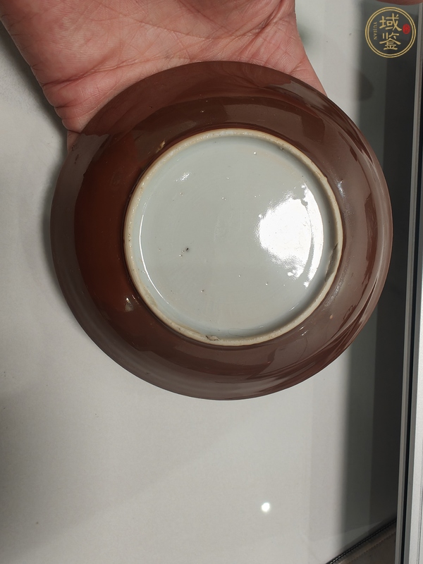 古玩陶瓷竹梅紋盤真品鑒賞圖