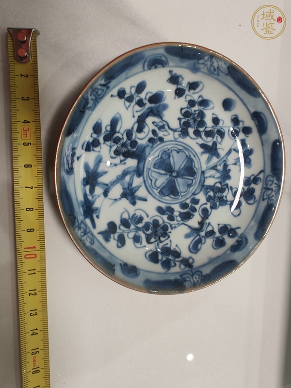 古玩竹梅紋盤真品鑒賞圖
