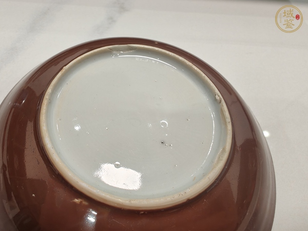 古玩陶瓷竹梅紋盤真品鑒賞圖
