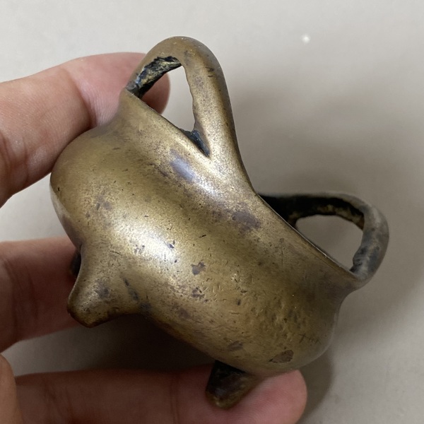 古玩銅器清末民初小銅爐子拍賣，當(dāng)前價格2000元