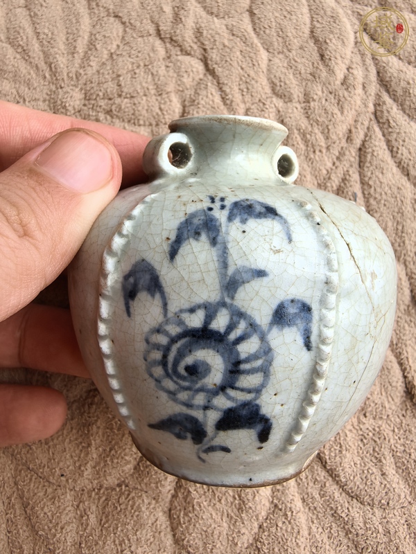 古玩陶瓷青花罐真品鑒賞圖