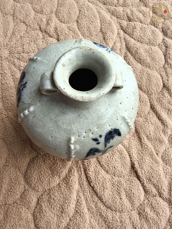 古玩陶瓷青花罐真品鑒賞圖