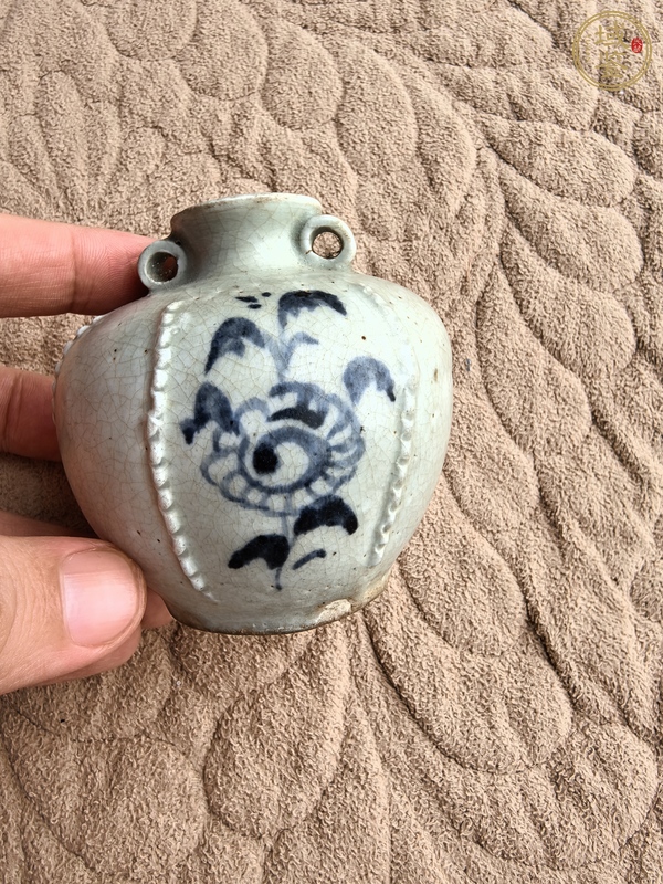 古玩陶瓷青花罐真品鑒賞圖