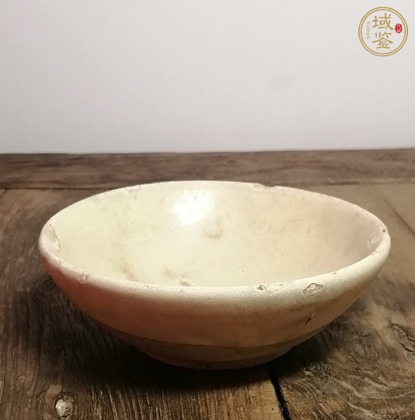 古玩陶瓷白釉茶盞真品鑒賞圖