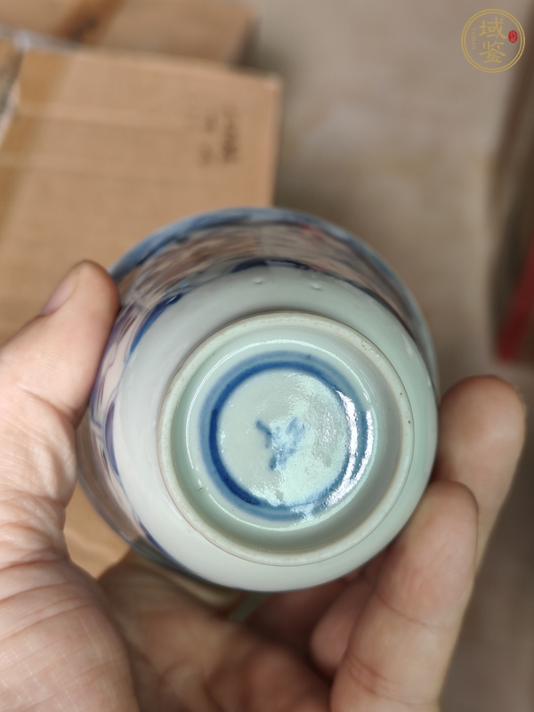 古玩陶瓷青花杯真品鑒賞圖