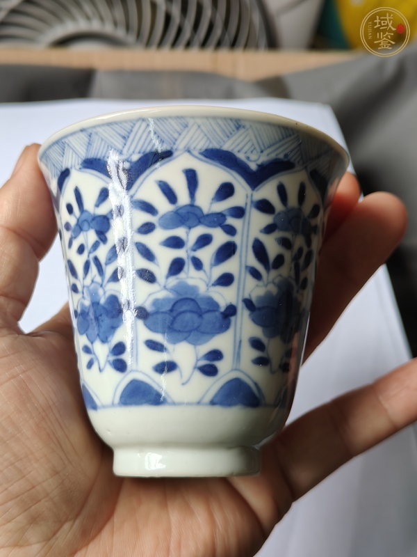 古玩陶瓷青花杯真品鑒賞圖