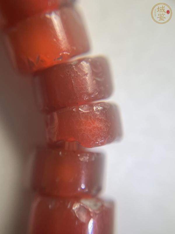 古玩玉器瑪瑙珠串真品鑒賞圖