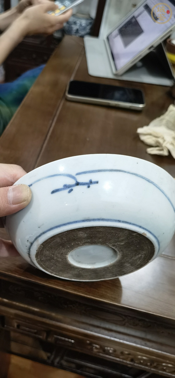 古玩陶瓷青花盤真品鑒賞圖