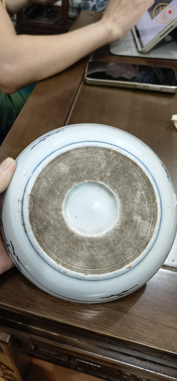 古玩陶瓷青花盤真品鑒賞圖