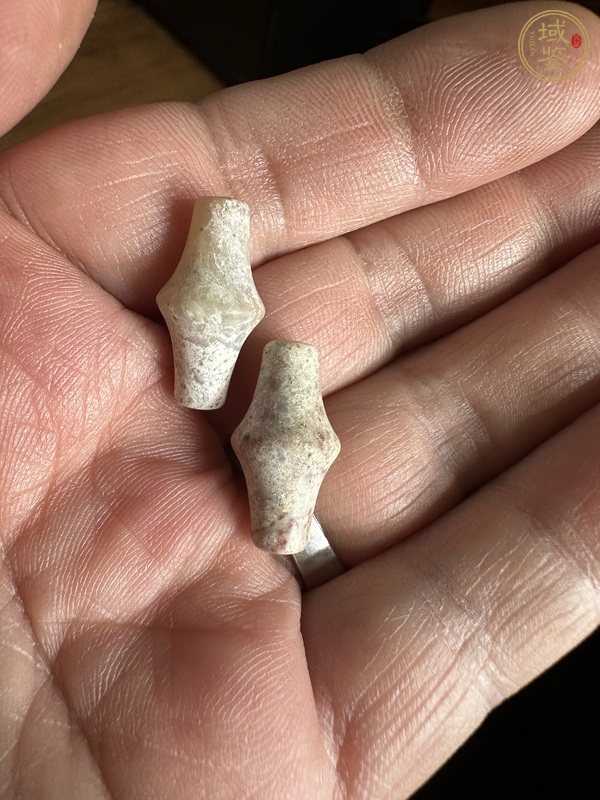古玩仿古竹節(jié)型珠真品鑒賞圖