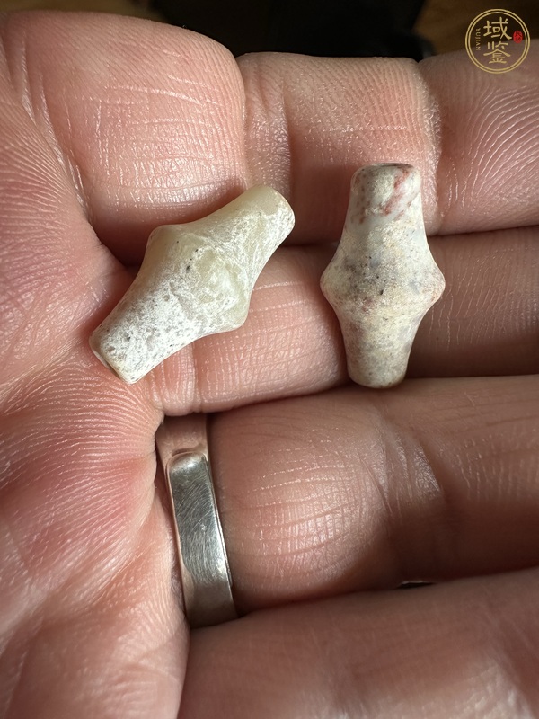 古玩玉器仿古竹節(jié)型珠真品鑒賞圖