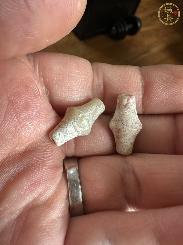古玩玉器仿古竹節(jié)型珠真品鑒賞圖