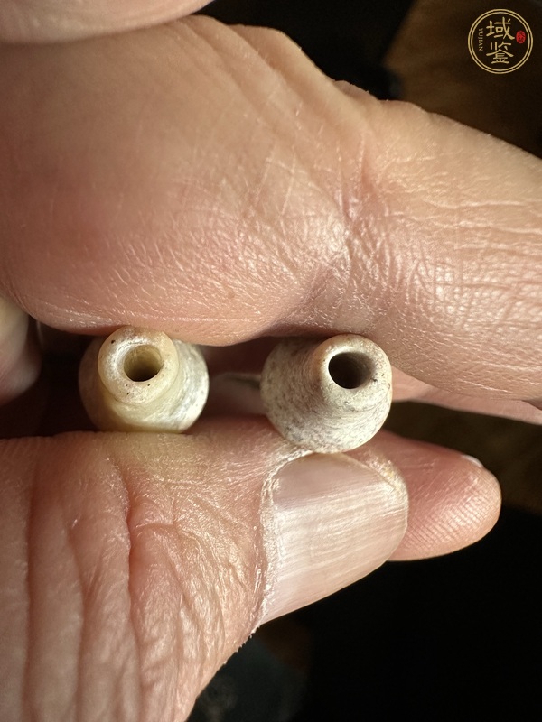 古玩玉器仿古竹節(jié)型珠真品鑒賞圖