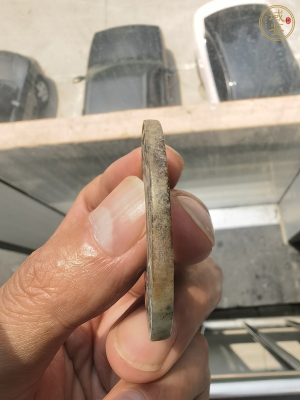 古玩玉器做舊仿古“龍鳳紋璧”真品鑒賞圖