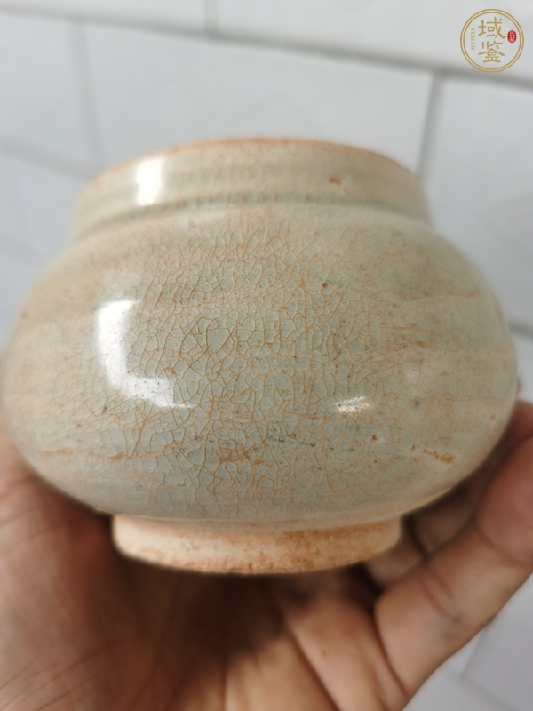 古玩陶瓷青白釉蓋罐真品鑒賞圖