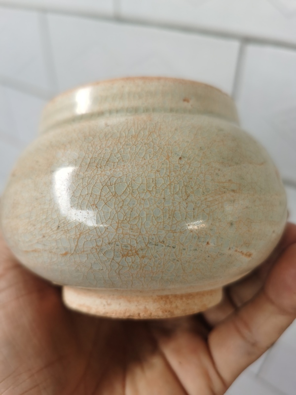 古玩陶瓷青白釉蓋罐拍賣,當(dāng)前價格1800元