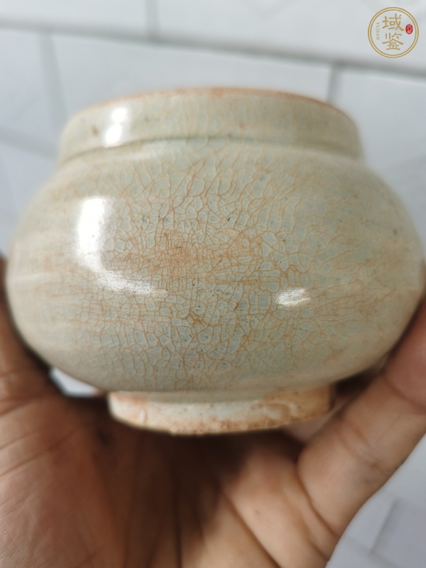 古玩陶瓷青白釉蓋罐真品鑒賞圖