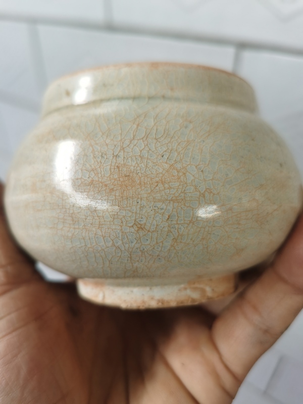 古玩陶瓷青白釉蓋罐拍賣,當(dāng)前價格1800元