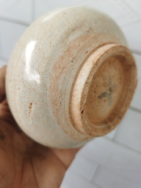 古玩陶瓷青白釉蓋罐拍賣,當(dāng)前價格1800元