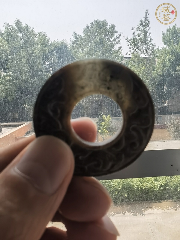 古玩玉器做舊仿古“龍鳳紋璧”真品鑒賞圖