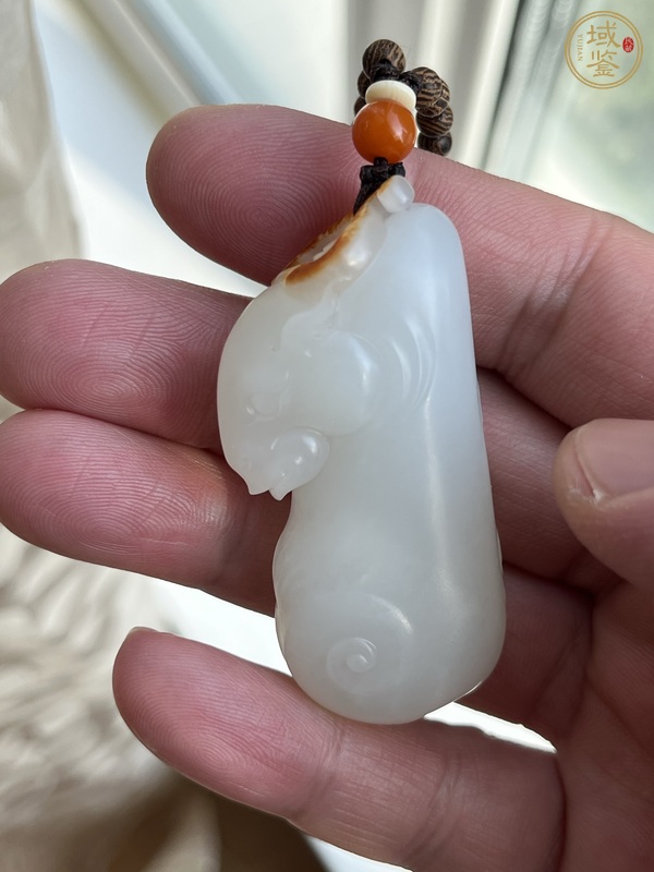 古玩玉器和田玉雕“臥羊”把件真品鑒賞圖