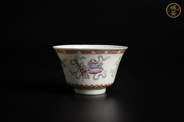 古玩陶瓷民國(guó)·粉彩八吉祥紋碗真品鑒賞圖