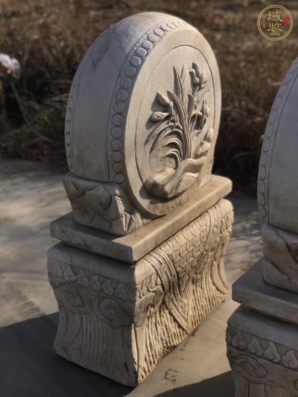 古玩雜項門鼓石真品鑒賞圖