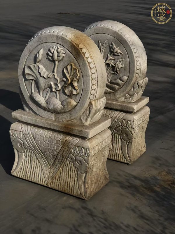 古玩雜項門鼓石真品鑒賞圖