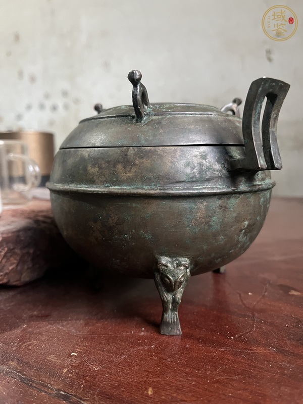 古玩銅器銅鼎真品鑒賞圖