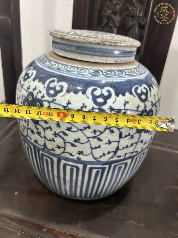 古玩陶瓷青花蓋罐真品鑒賞圖