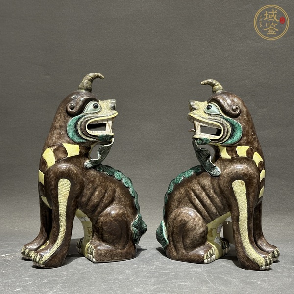 古玩 瑞獸塑像真品鑒賞圖