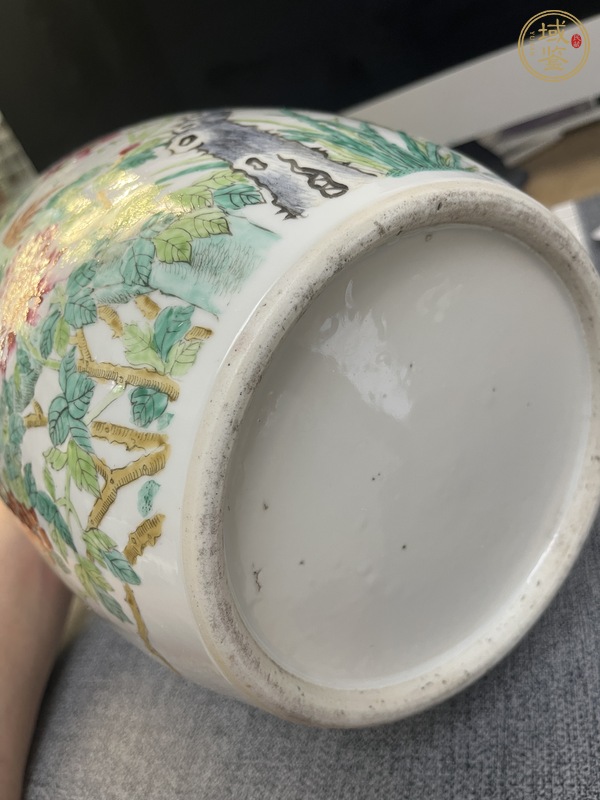 古玩陶瓷粉彩冬瓜罐真品鑒賞圖