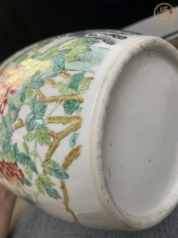 古玩陶瓷粉彩冬瓜罐真品鑒賞圖