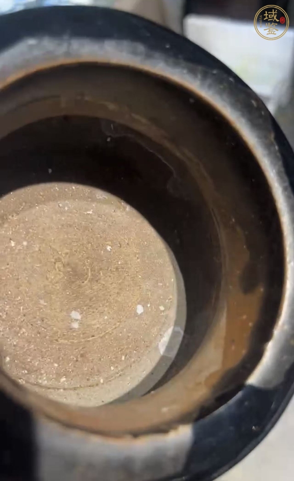 古玩陶瓷贛州窯黑釉鬲式爐真品鑒賞圖
