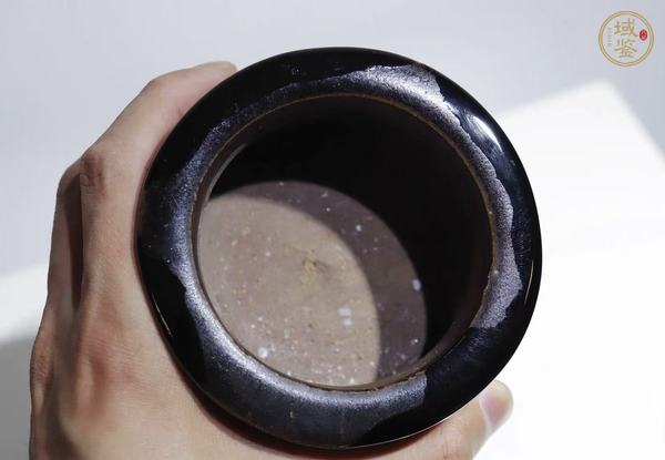古玩陶瓷贛州窯黑釉鬲式爐真品鑒賞圖
