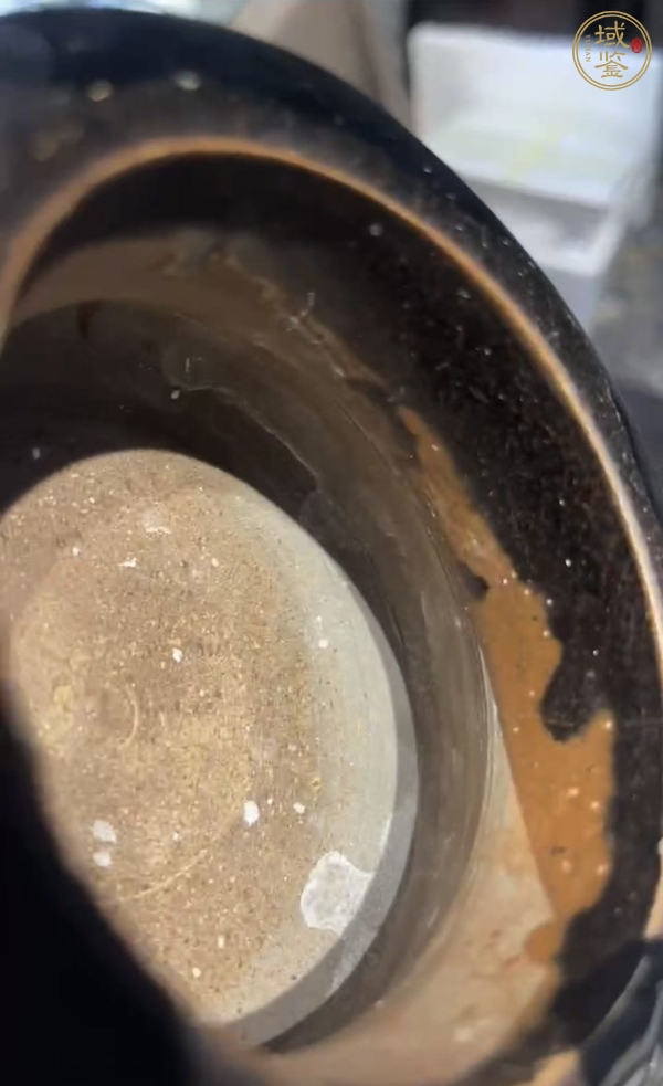古玩陶瓷贛州窯黑釉鬲式爐真品鑒賞圖