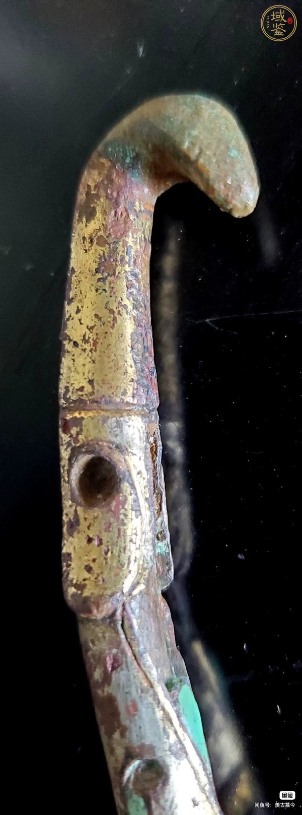 古玩銅器帶鉤真品鑒賞圖