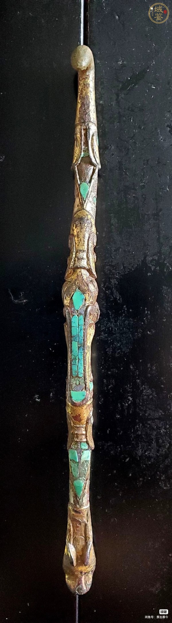 古玩銅器帶鉤真品鑒賞圖